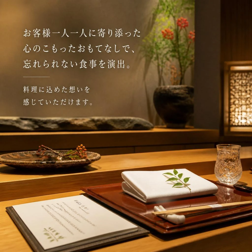 心温まるおもてなし