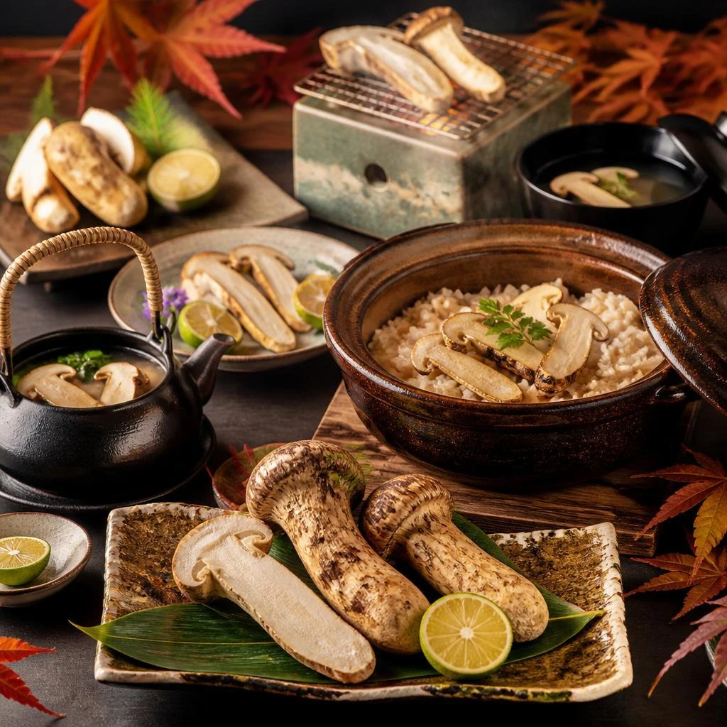 旬の松茸料理で季節を味わう