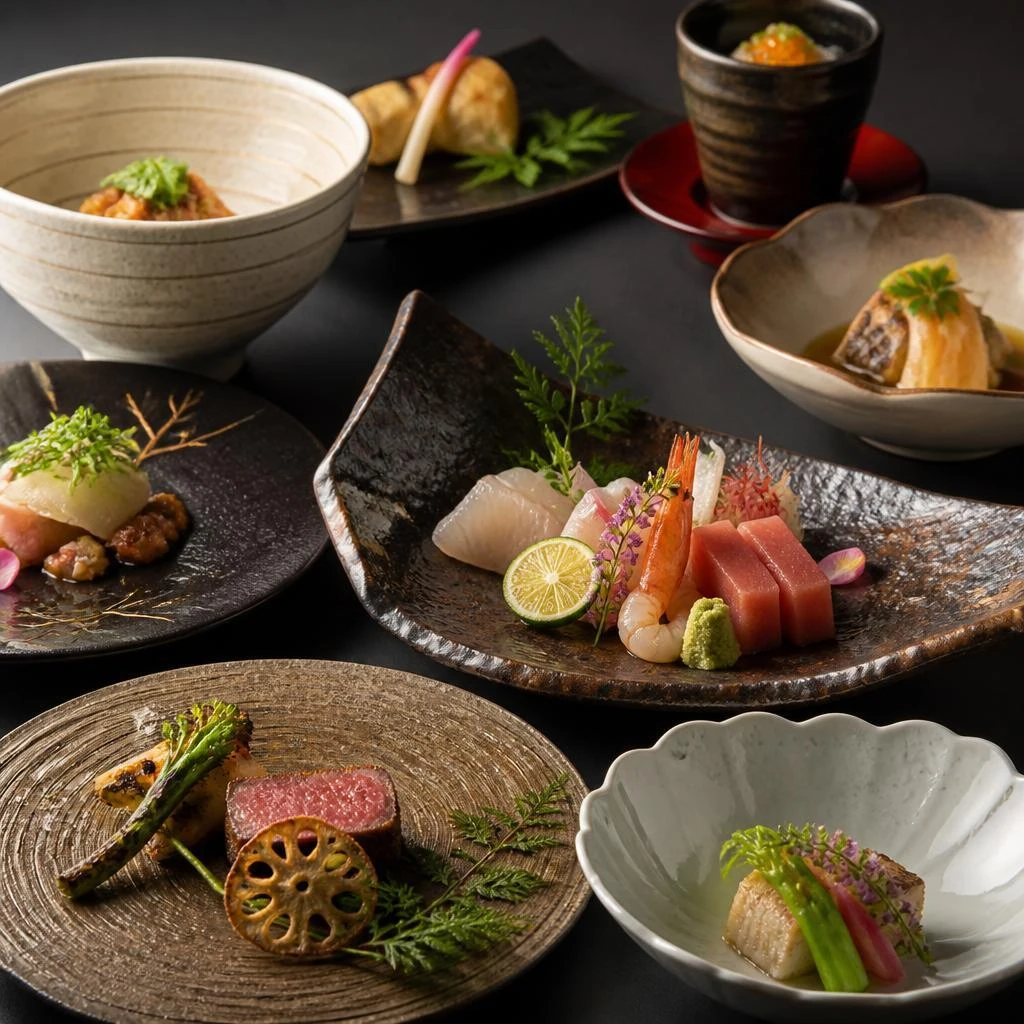 旬の食材を使った和食アラカルト