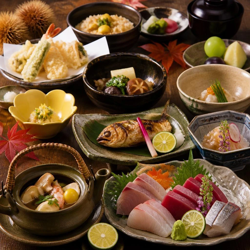 季節の素材にこだわった和食