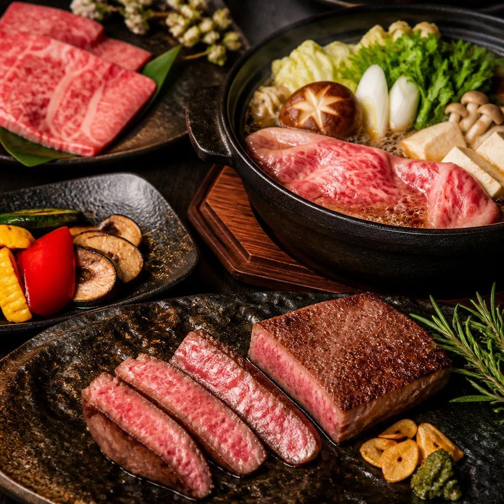 絶品！和牛ステーキと鍋料理