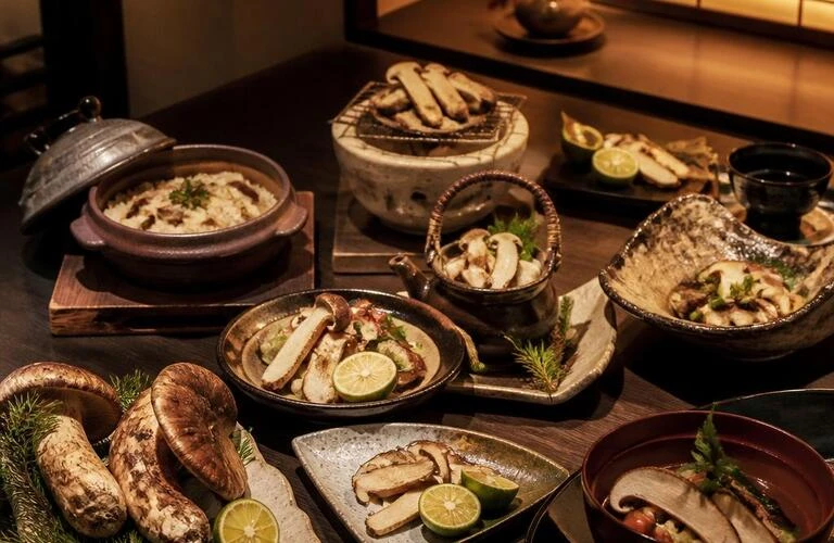 松茸ずくしで味わう北新地の秋、個室で癒される至福のひととき