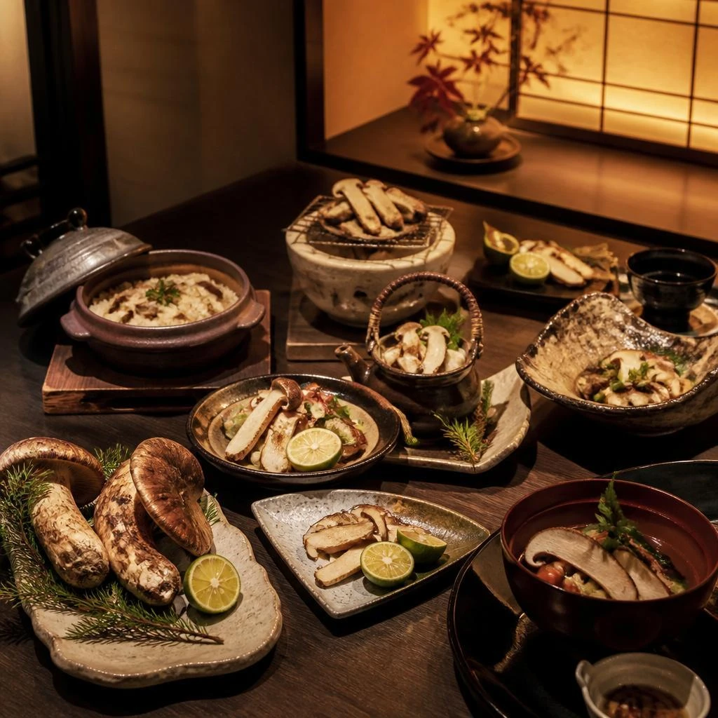 松茸ずくしで味わう北新地の秋、個室で癒される至福のひととき