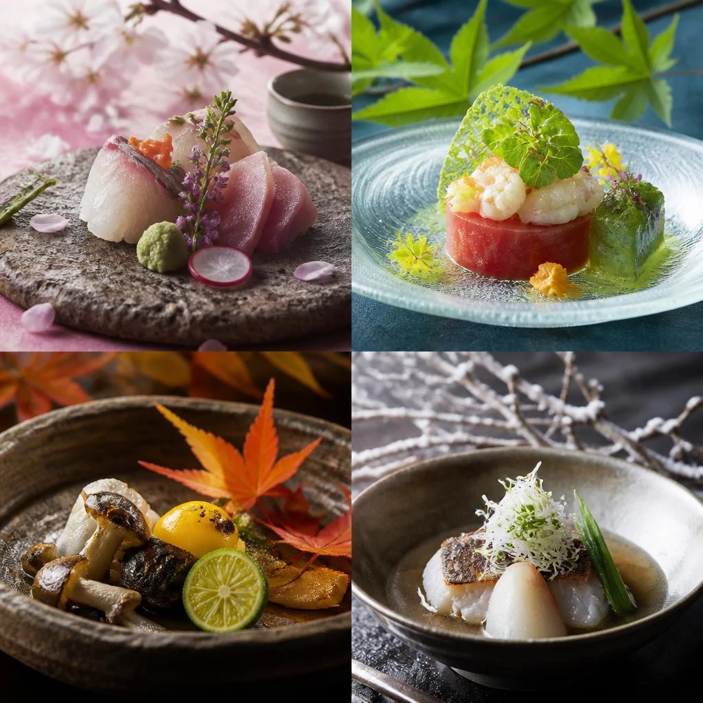 季節ごとの新鮮な食材