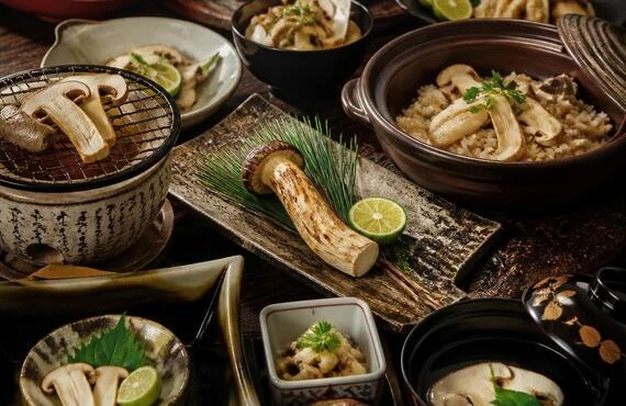 松茸をふんだんに使用した贅沢な和食体験をあなたに