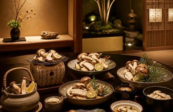 松茸尽くしの贅沢を個室で楽しむ、北新地の和食接待