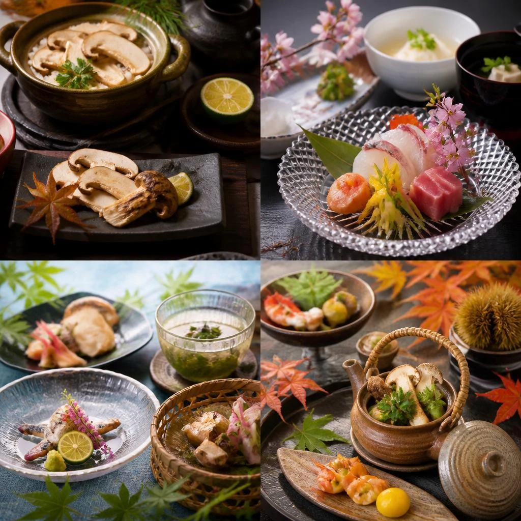 季節の食材にこだわった和食