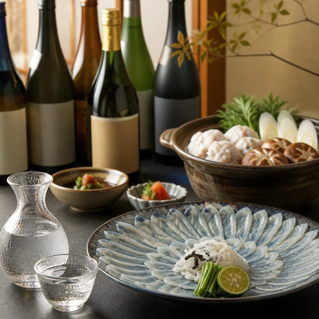 ふぐ料理に合わせた極上の日本酒