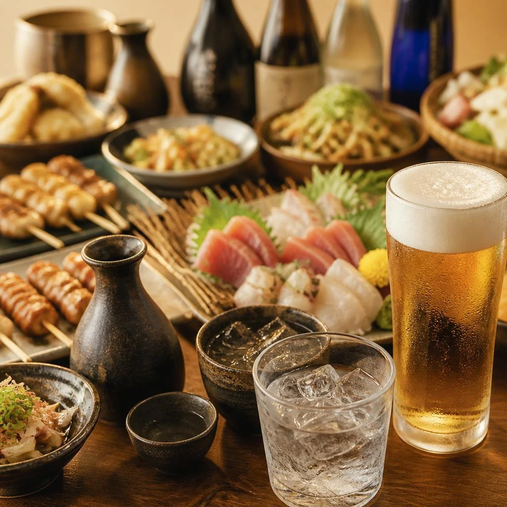 飲み放題プランで盛り上がる歓送迎会