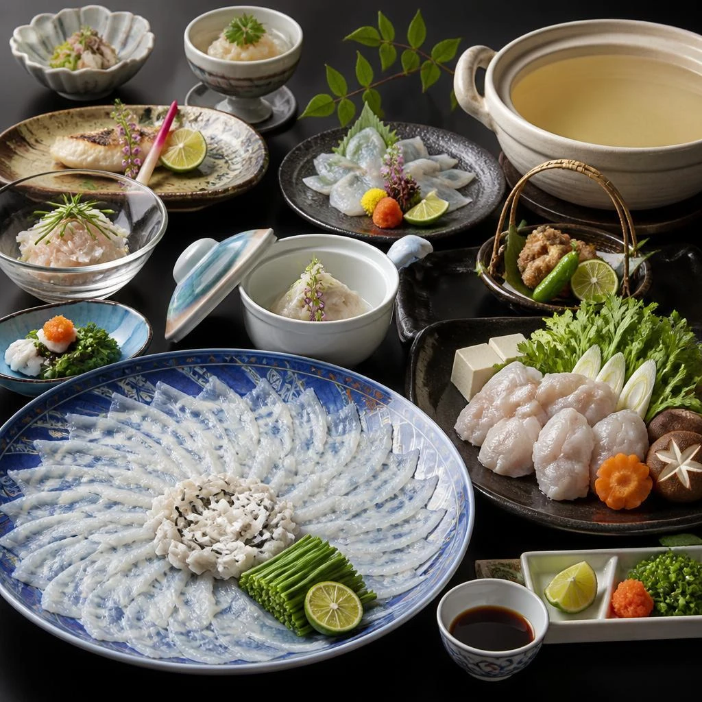 贅沢なふぐコース料理
