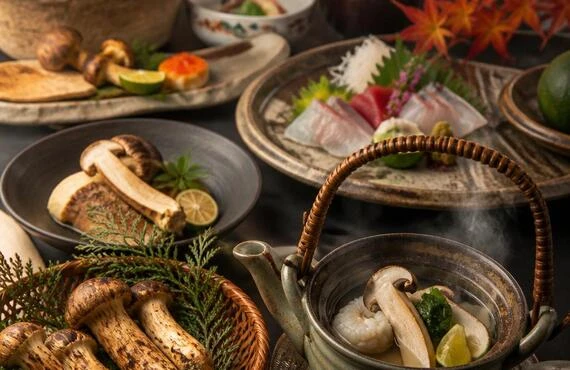 松茸と共に味わう贅沢な和食接待体験