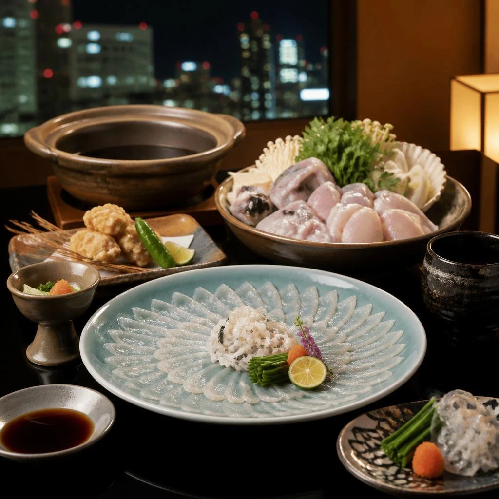 北新地で至福のふぐ料理を堪能する贅沢なひとときを。