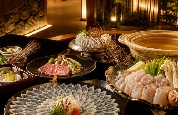 特別な日には北新地でとっておきのふぐ料理を。新鮮な海鮮と和牛料理で大切なおもてなしを。