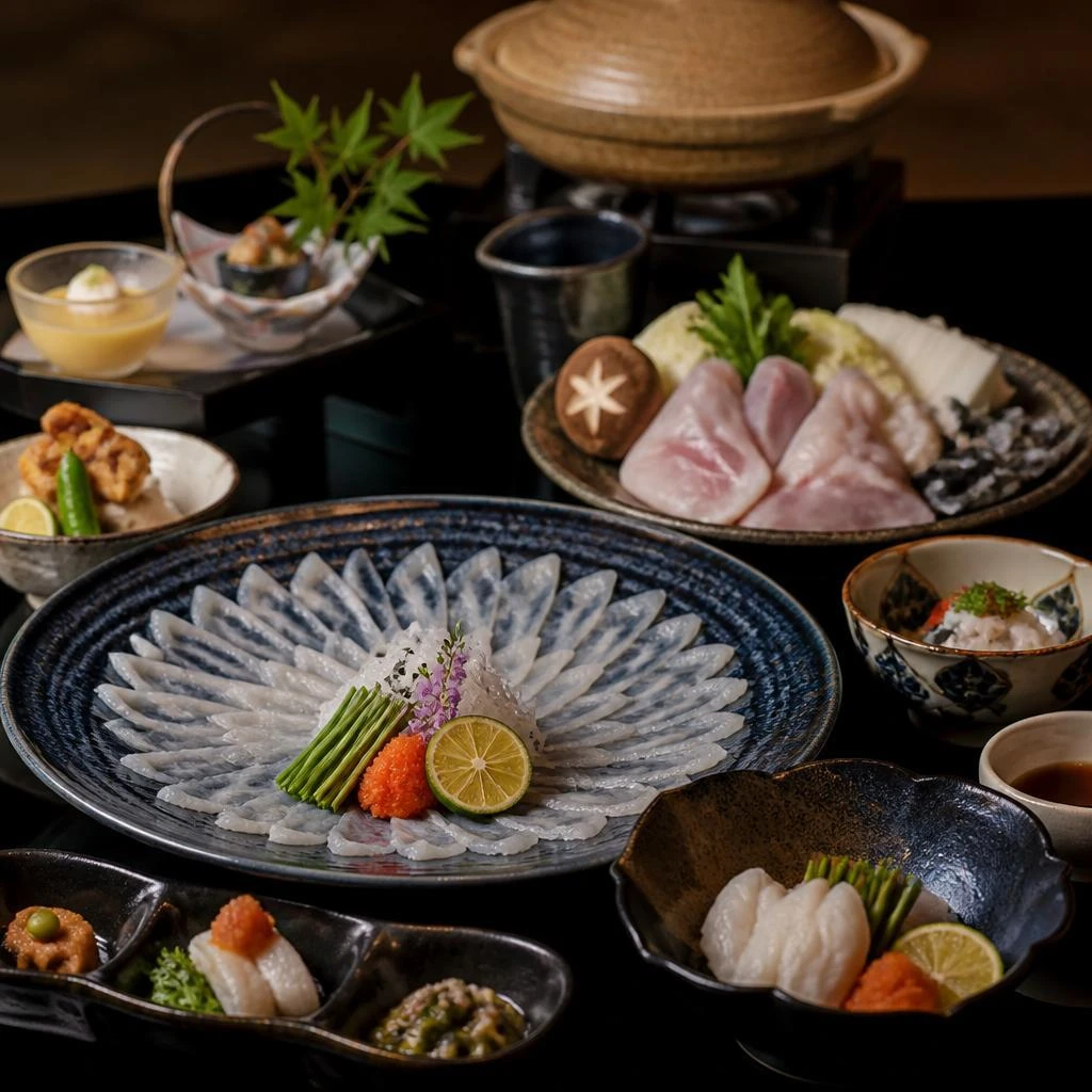 特別な夜を彩る北新地のふぐコース料理