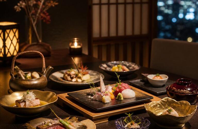 デートや記念日にぴったり、梅田の高級和食個室での心温まるコースメニュー