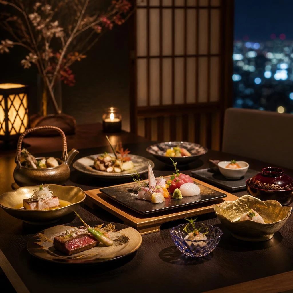 デートや記念日にぴったり、梅田の高級和食個室での心温まるコースメニュー