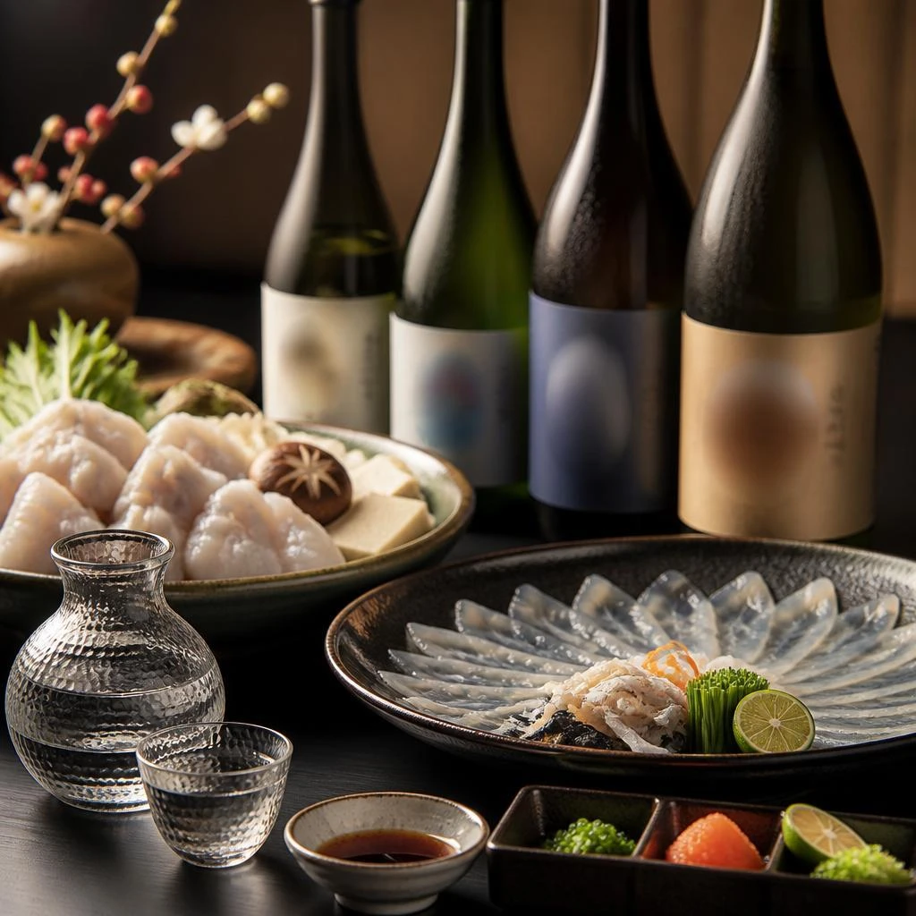 高級和食と日本酒のペアリング