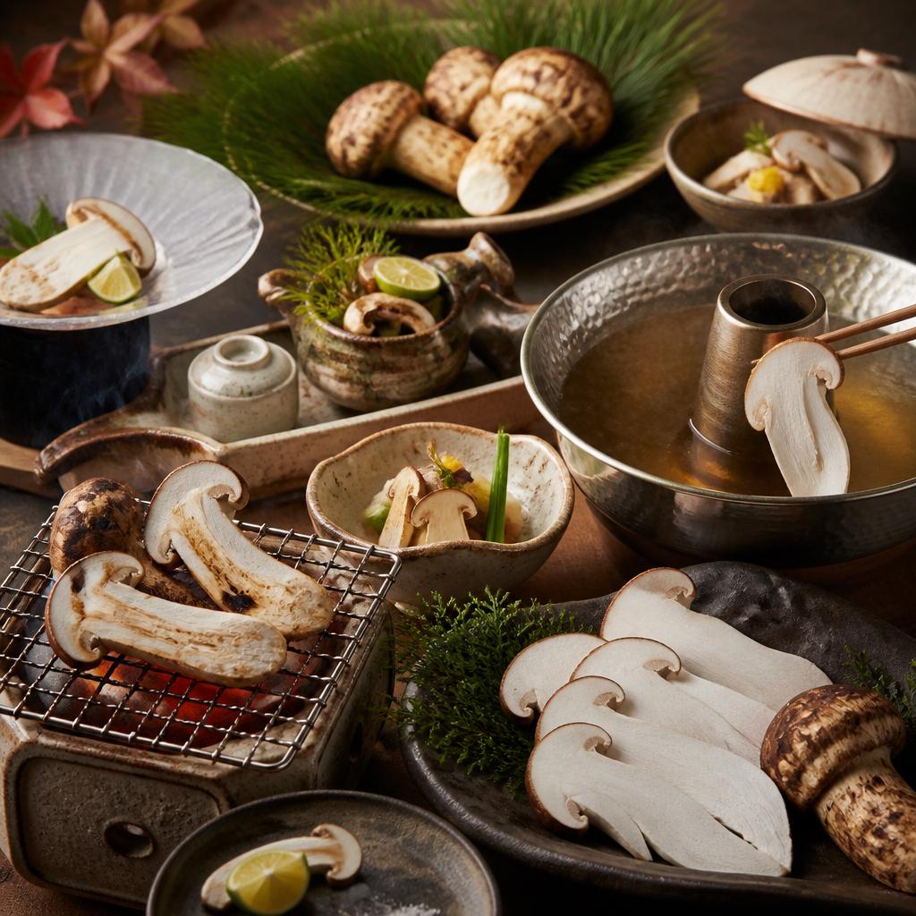 松茸料理のメニュー紹介