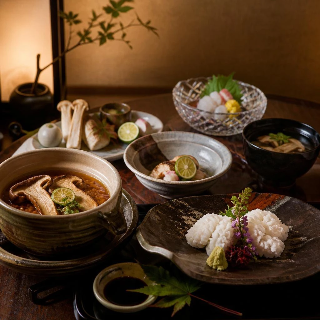 接待や記念日に最適、北新地の隠れ家で過ごす至福の松茸と鱧の饗宴