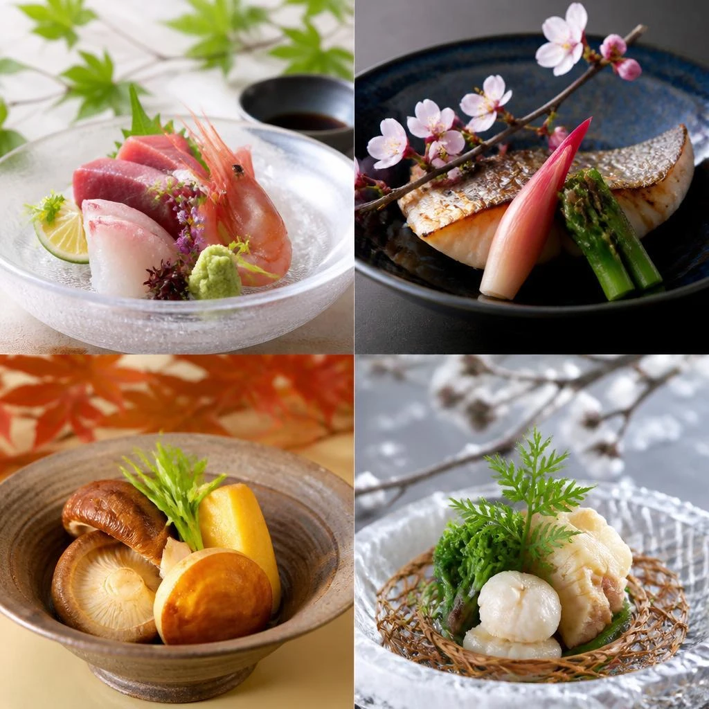 季節の食材を生かした料理