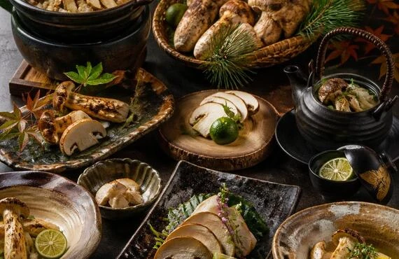 松茸ずくしで特別な和食体験を