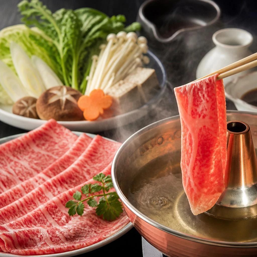 こだわりの和牛しゃぶしゃぶ