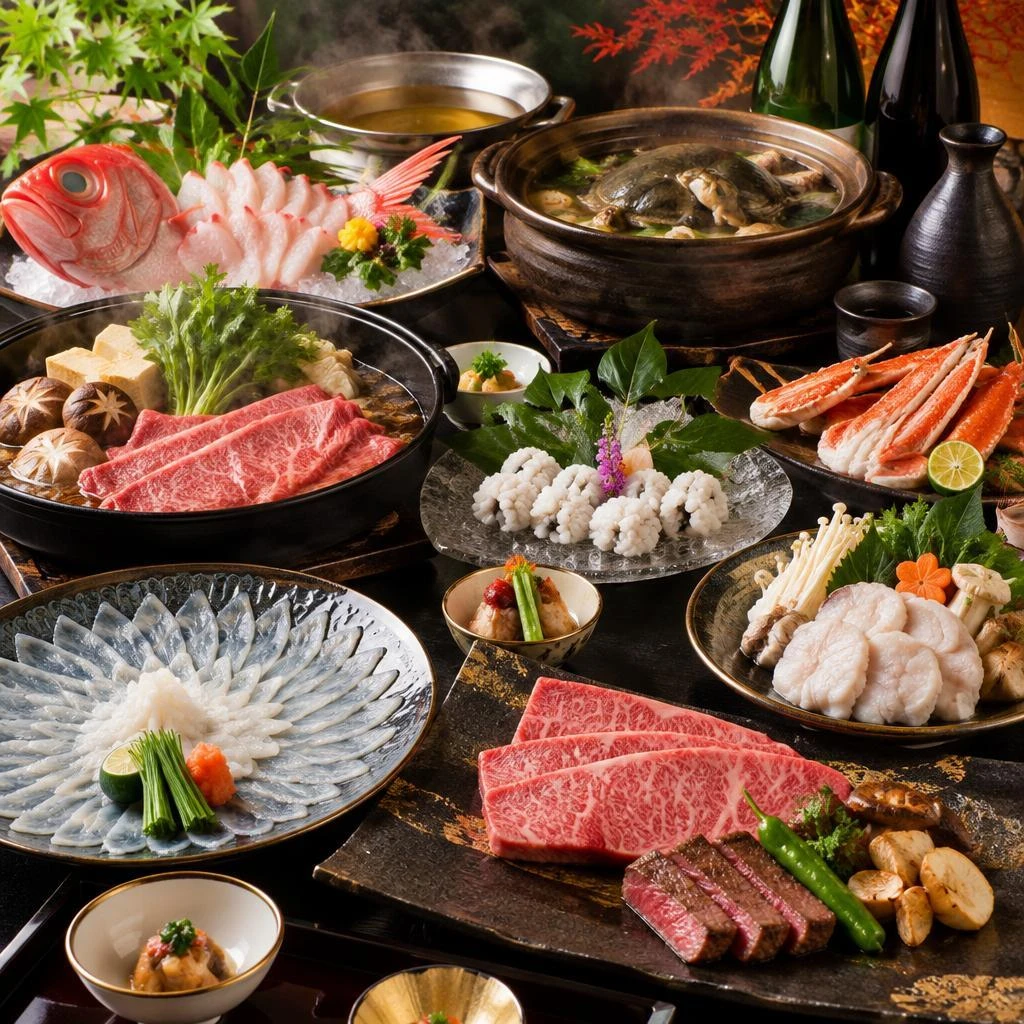 季節の美味を囲む、特別なコース料理