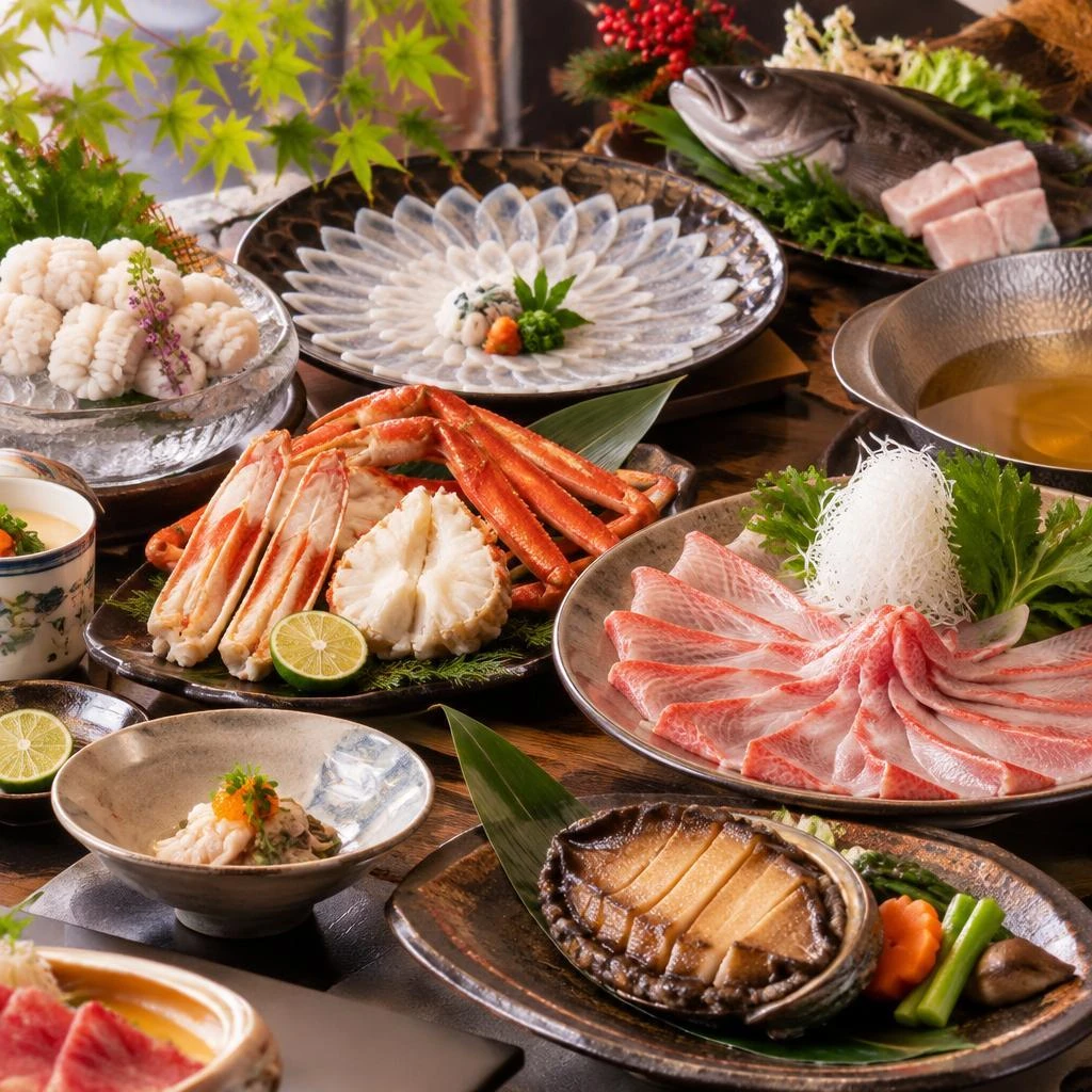 季節の海鮮を味わう、店主が選ぶ旬の一皿