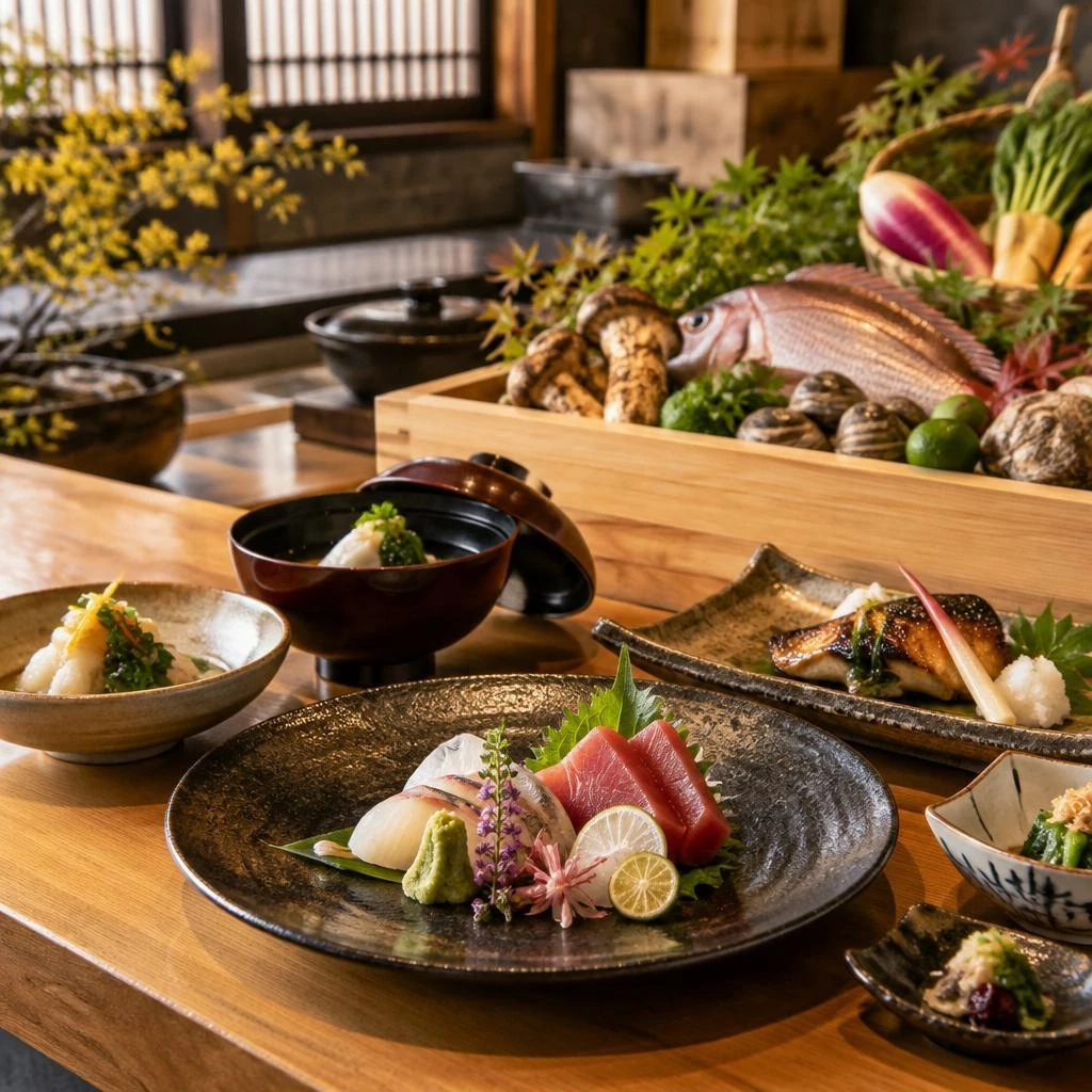旬を見極め、丁寧に仕立てる割烹の和食