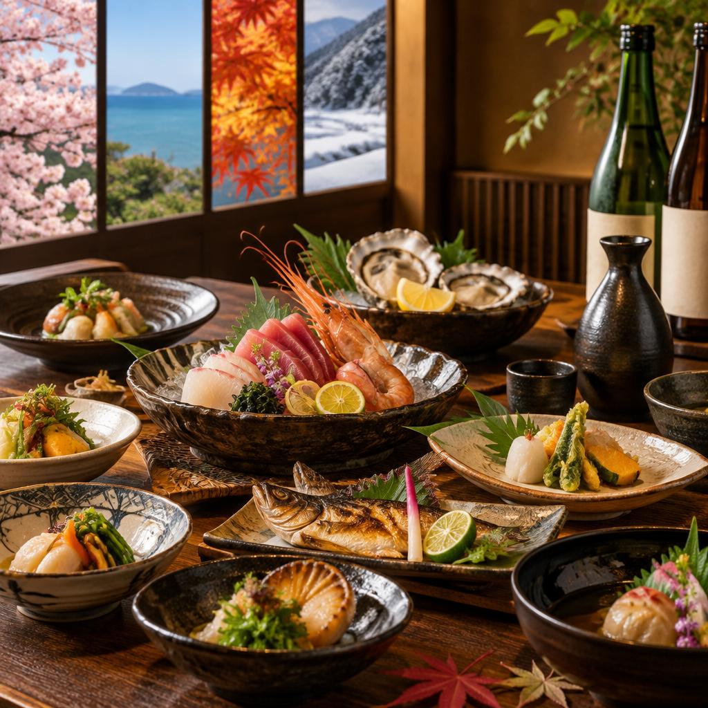 旬の一皿と銘酒が、会食のひとときを彩る