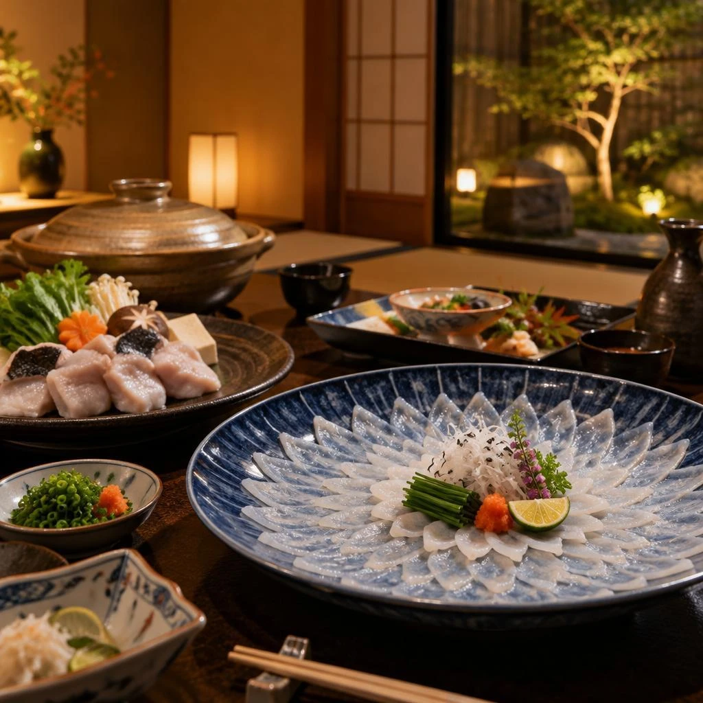 旬を味わう、和の贅沢。ふぐ料理と心ほどける個室で、大切な記念日を。